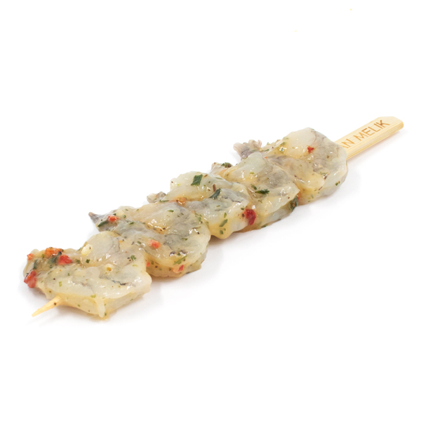 Scampi brochette